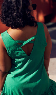 Buttercup | Ruffle hem Dress