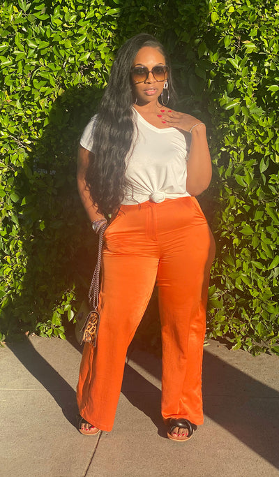 Ava |  Orange Trousers